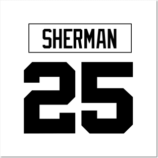 Richard Sherman Number Posters and Art